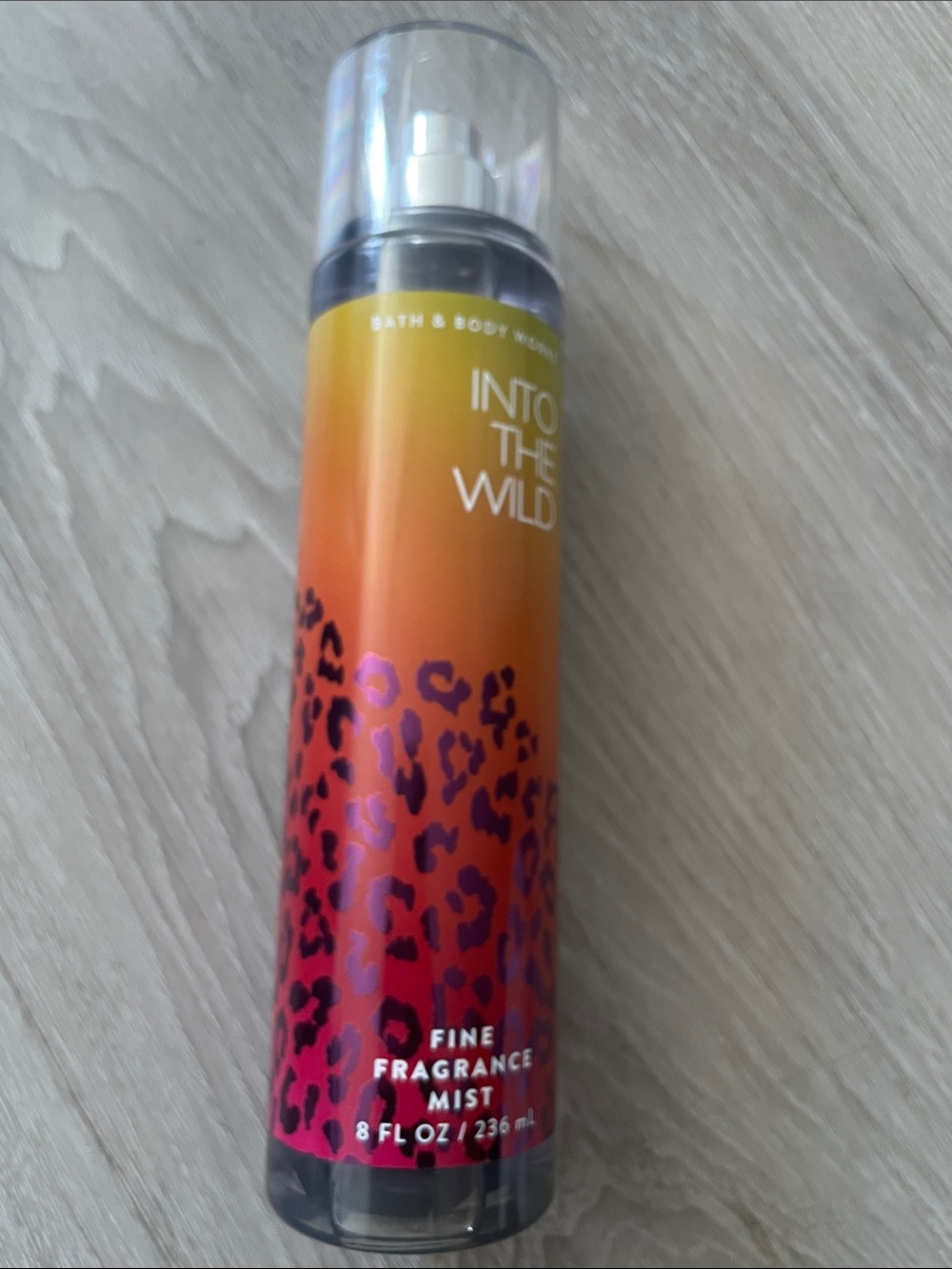 Bath & Body Works Into The Wild Fine Fragrance Mist - Orange Pink Leopard Print